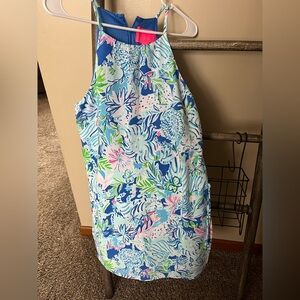 Lilly Pulitzer Pearl Romper Lion Around Print